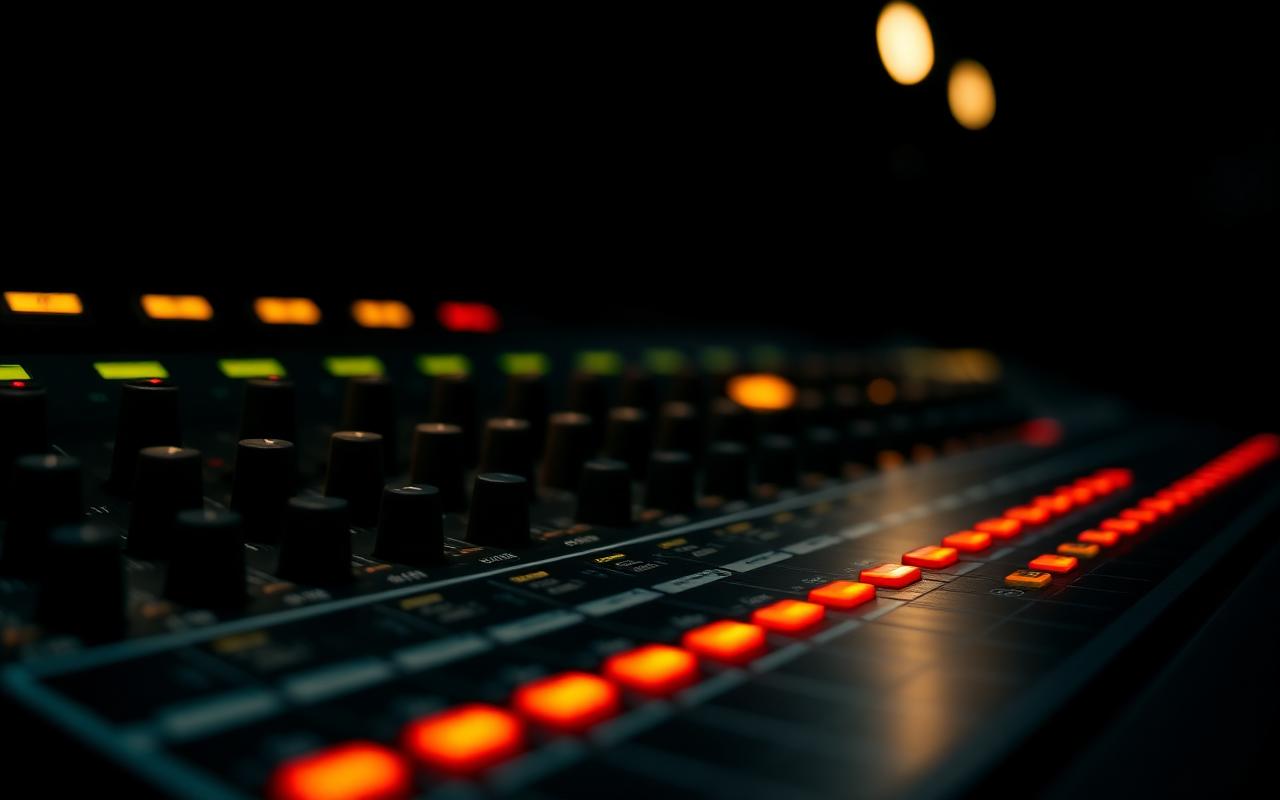 Studio mixing console